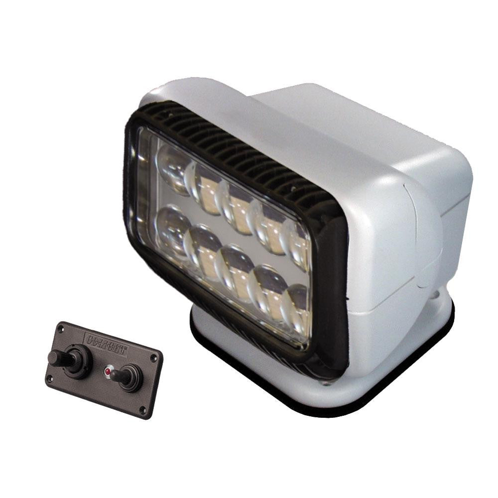 Golight Permanent RadioRay LED w-Dash Mount Wired Remote - White
