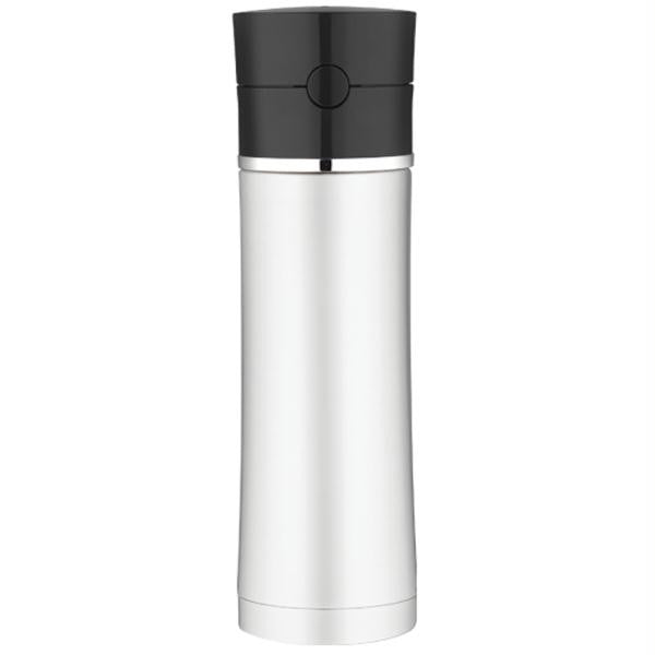 Thermos Sipp™ Vacuum Insulated Hydration Bottle - 18 oz. - Stainless Steel-Black