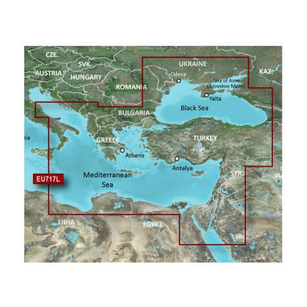 Garmin BlueChart® g2 Vision® HD - VEU717L - East Mediterranean & Black Sea - microSD™-SD™