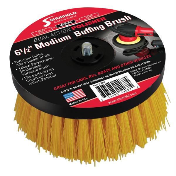 Shurhold 6-½" Medium Brush f-Dual Action Polisher
