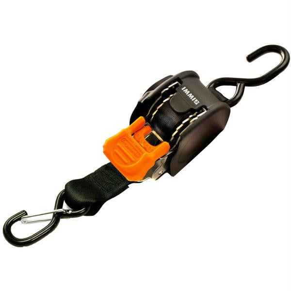 CargoBuckle Mini G3 Retractable Tie-Down w- Dual S-Hooks 1" x 72"