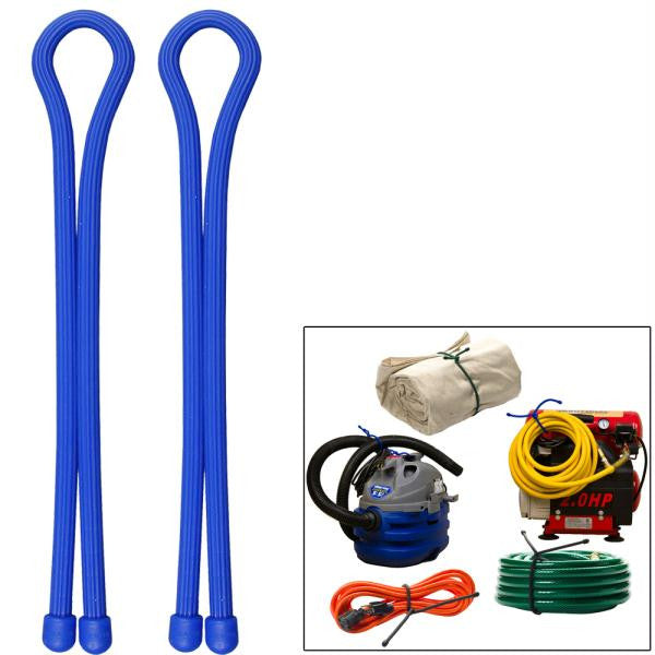 Nite Ize Gear Tie 32" - Blue 2 Pack