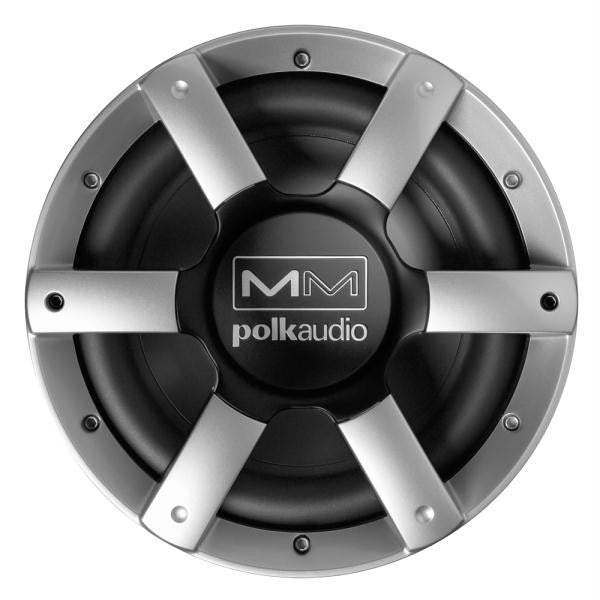 Polk Audio 10" Subwoofer Grill - Silver Spokes-Black Center f-MM1040UM