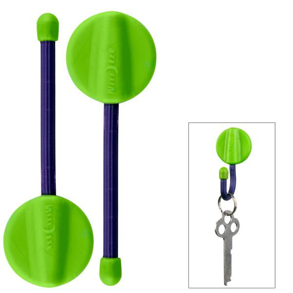 Nite Ize GearTie 2" Mountable Hanging Twist Tie - Lime-Purple
