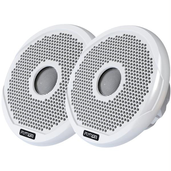 FUSION 4" Round 2-Way IPX65 Marine Speaker - 120W - (Pair) White