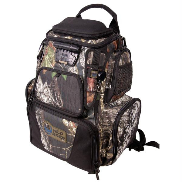 Wild River NOMAD Mossy Oak Tackle Tek Lighted Backpack w-o Trays