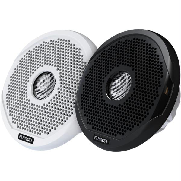 FUSION 7" Round 2-Way IPX65 Marine Speaker - 260W - (Pair) White w-Interchangeable Black & White Grills