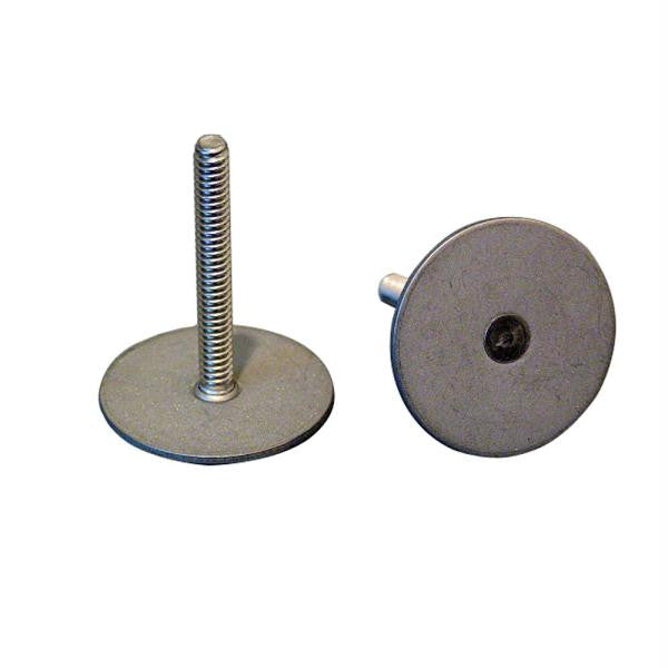 Weld Mount 1.25" Tall Stainless Stud w-#10 x 24 Threads - Qty. 10