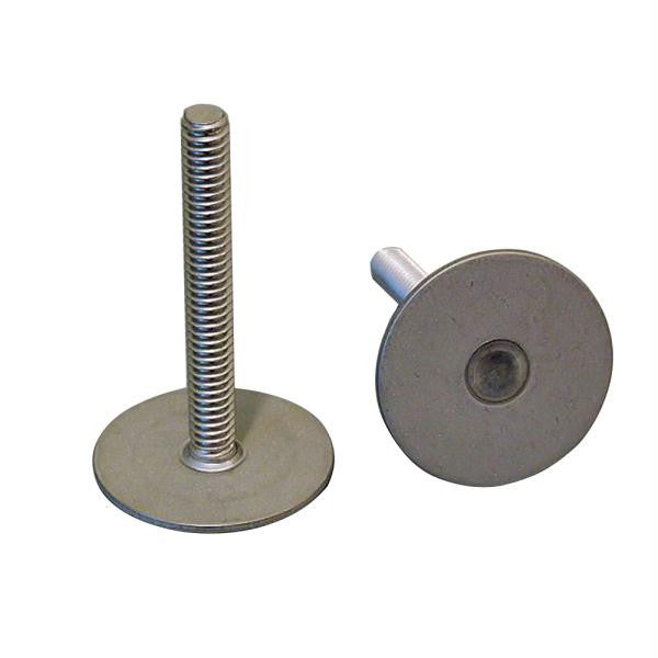 Weld Mount 1" Tall Stainless Stud w-1-4" x 20 Threads - Qty. 10