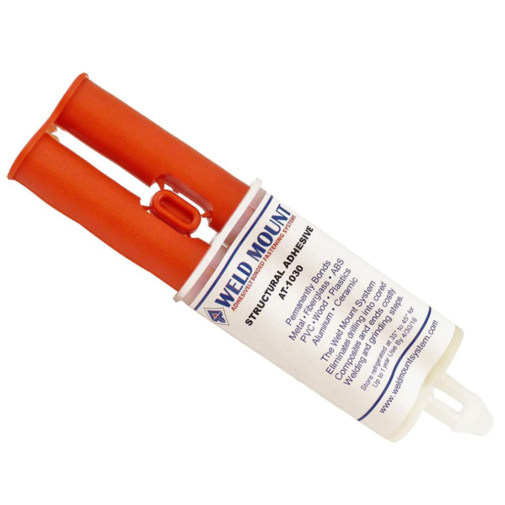 Weld Mount AT-1030 Acrylic Adhesive w-Plunger - 10-Pack