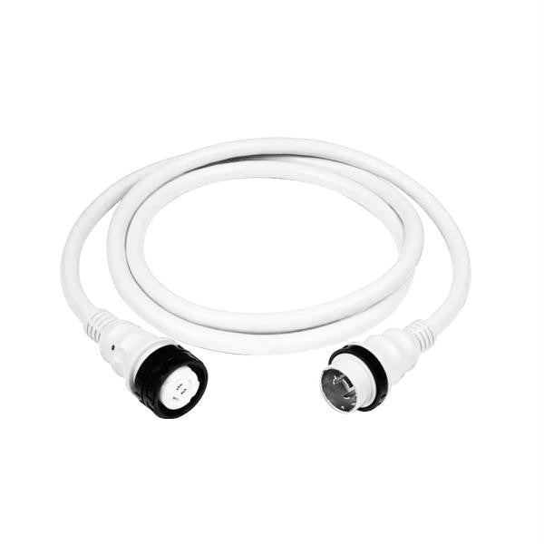 Marinco 50Amp 125-250V Shore Power Cable - 25' - White