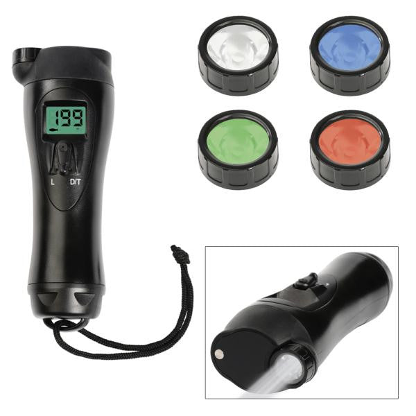HawkEye Handheld Depth Finder w-Integrated LED Flashlight