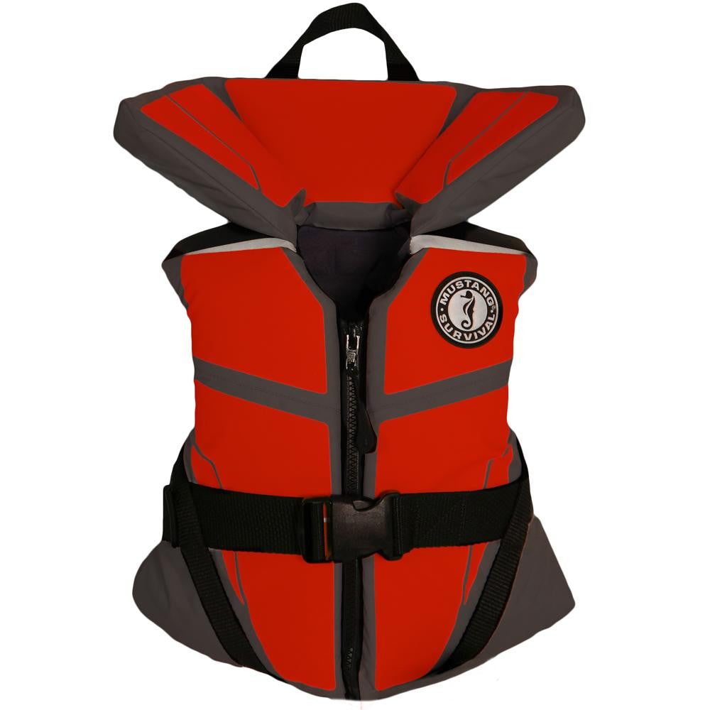 Mustang Lil' Legends 100 Youth Vest - 50-90lbs - Gray-Red