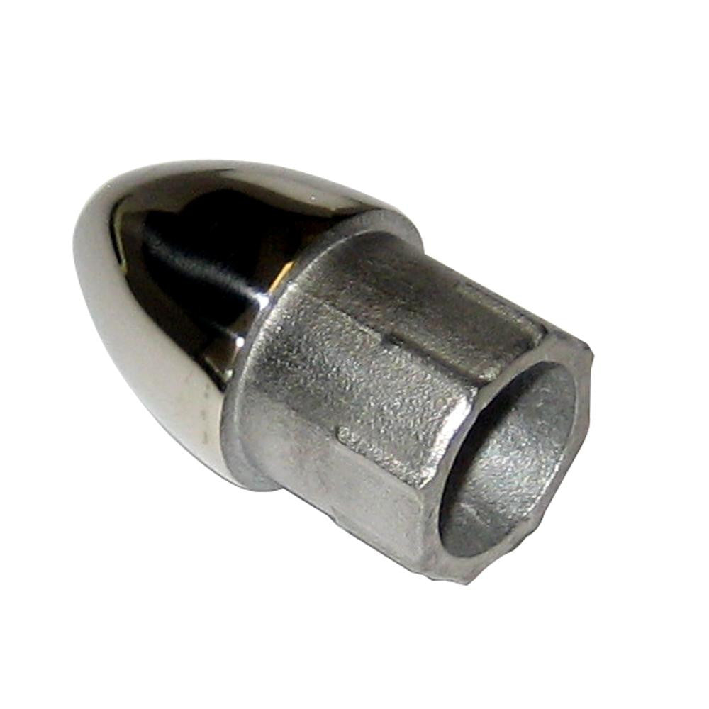 Whitecap Bullet End - 316 Stainless Steel - 7-8" Tube O.D.