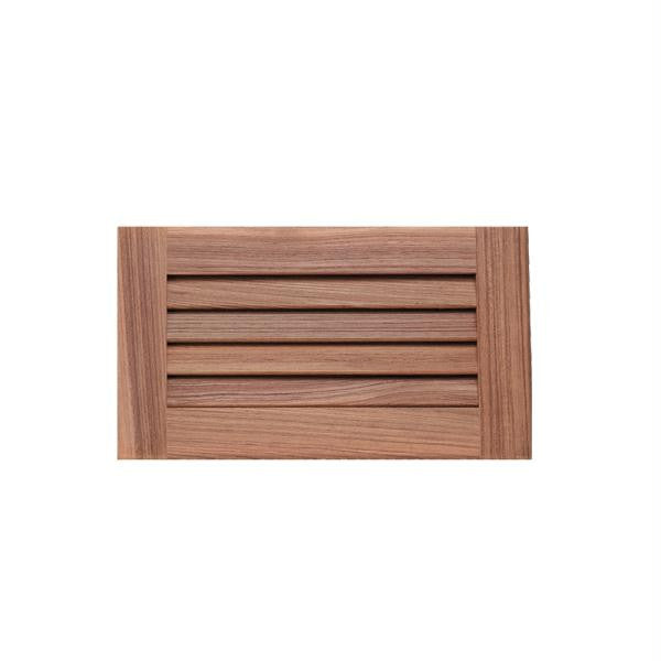 Whitecap Teak Louvered Insert - 6-3-8" x 11-3-16" x 3-4"