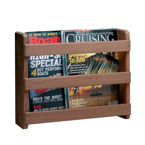 Whitecap Teak Magazine-Utility Rack