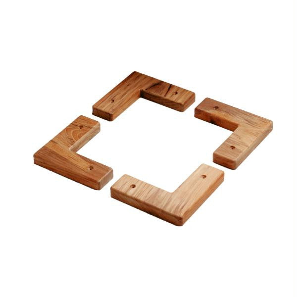 Whitecap Teak Cooler-Box Chocks - 4 Pack