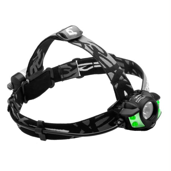 Princeton Tec Apex Pro 275 Lumen LED Headlamp w-Green LEDS - Black