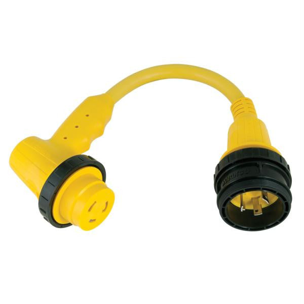 Marinco 30A Right Angle Cordset Adapter