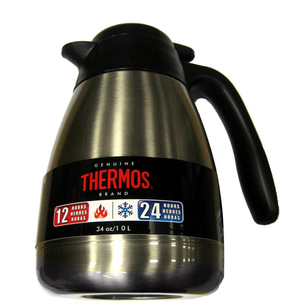 Thermos Serving Carafe - 34 oz. - Stainless Steel
