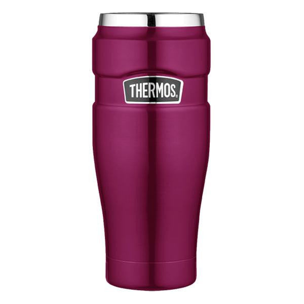 Thermos Stainless King™ Vacuum Insulated Travel Tumbler - 16 oz. - Stainless Steel-Raspberry