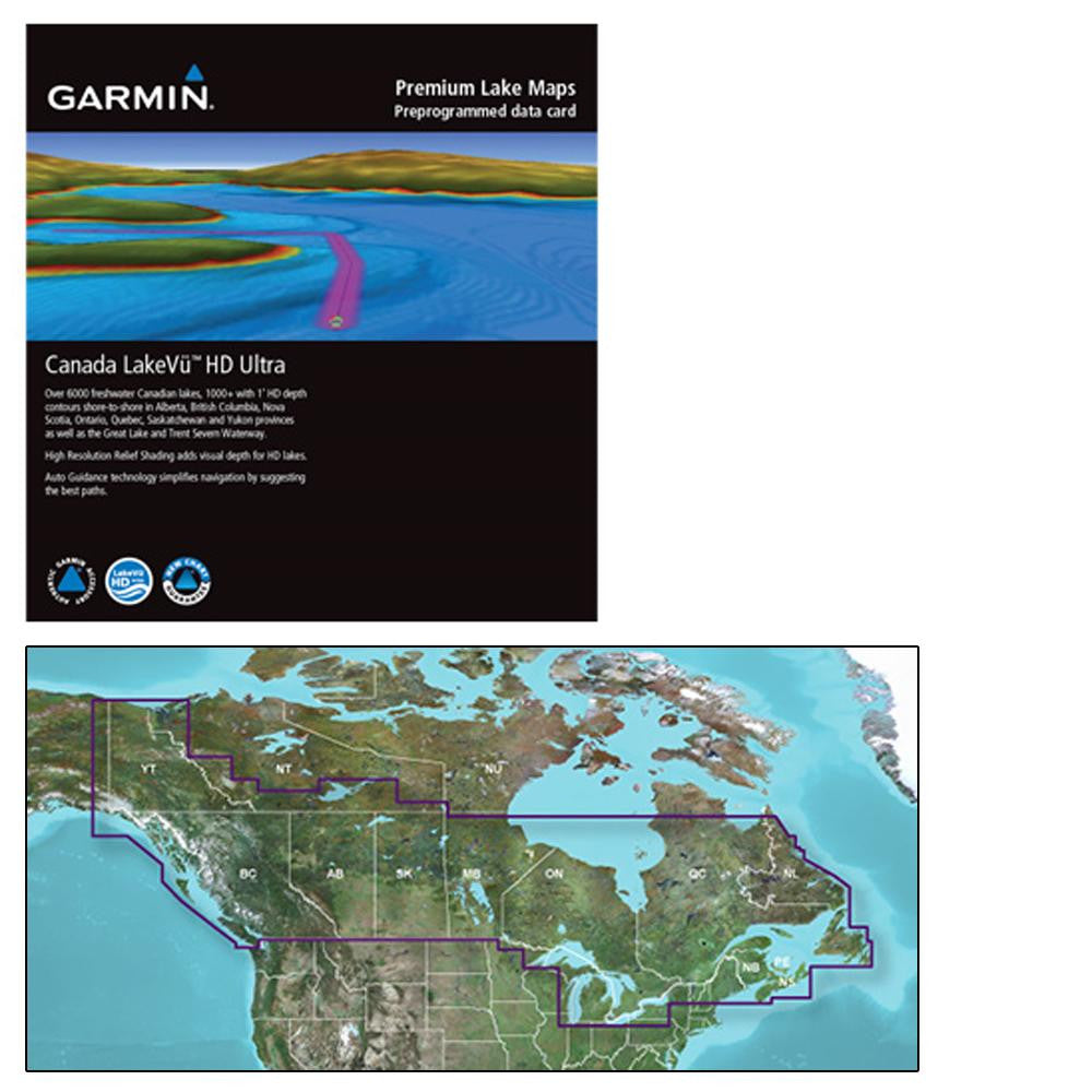 Garmin Canada LakeVü™ HD Ultra - microSD™-SD™ f-GPSMAP® & echoMAP™ Series