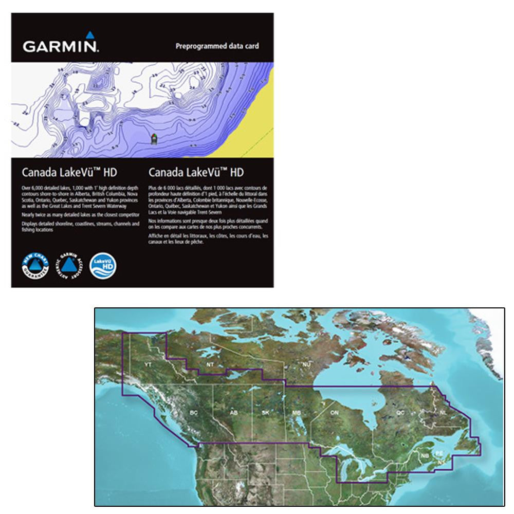 Garmin Canada LakeVü™ HD - microSD™-SD™ f-GPSMAP®, Montana® & Oregon® Handhelds