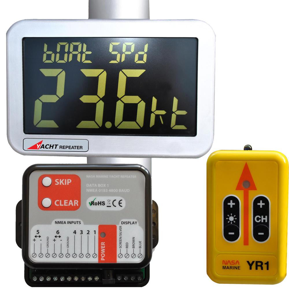 Clipper Yacht Repeater Complete w- Data Box & Remote