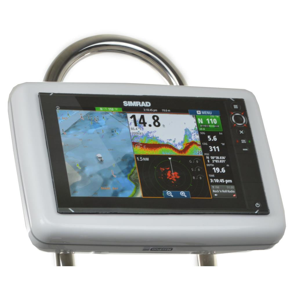 NavPod GP1202 SailPod Pre-Cut f-Simrad NSS12 evo2 or B&G Zeus² 12 f-9.5" Wide Guard