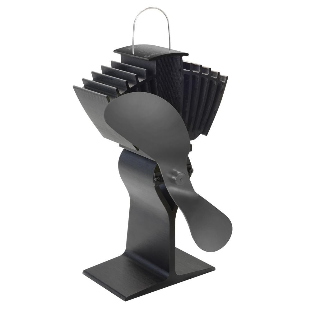 Caframo Ecofan Airmax 812AM Heat Powered Stove Fan - Black Blade