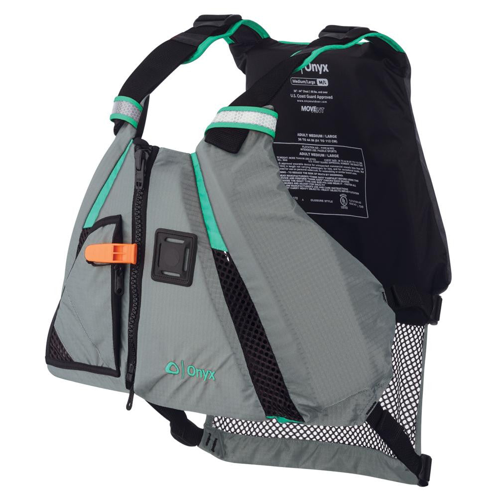 Onyx Movement Dynamic Paddle Sports Life Vest - XL-2XL - Aqua