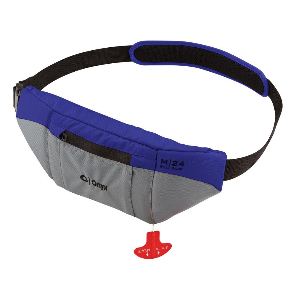 Onyx M-24 Manual Inflatable SUP Belt Pack Life Jacket - Blue