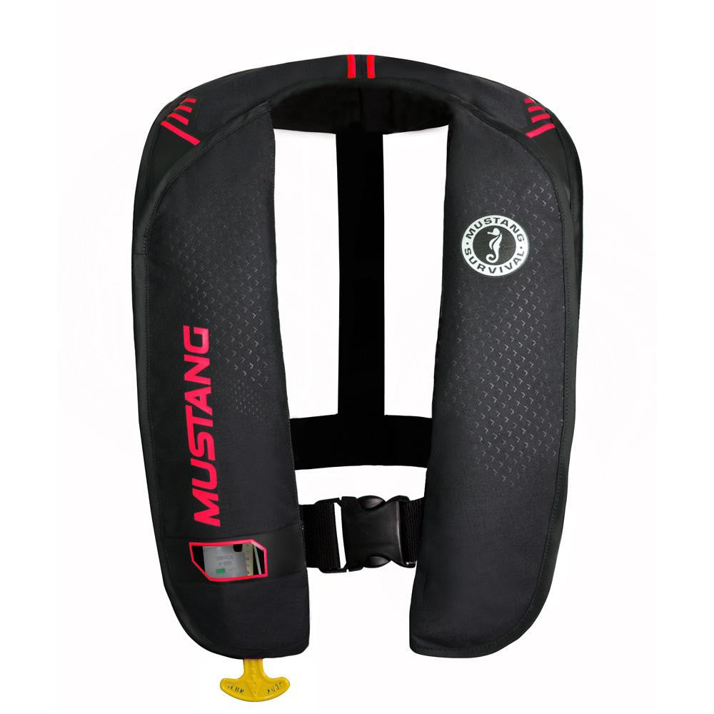 Mustang MIT 100 Inflatable Manual PFD - Black-Pink
