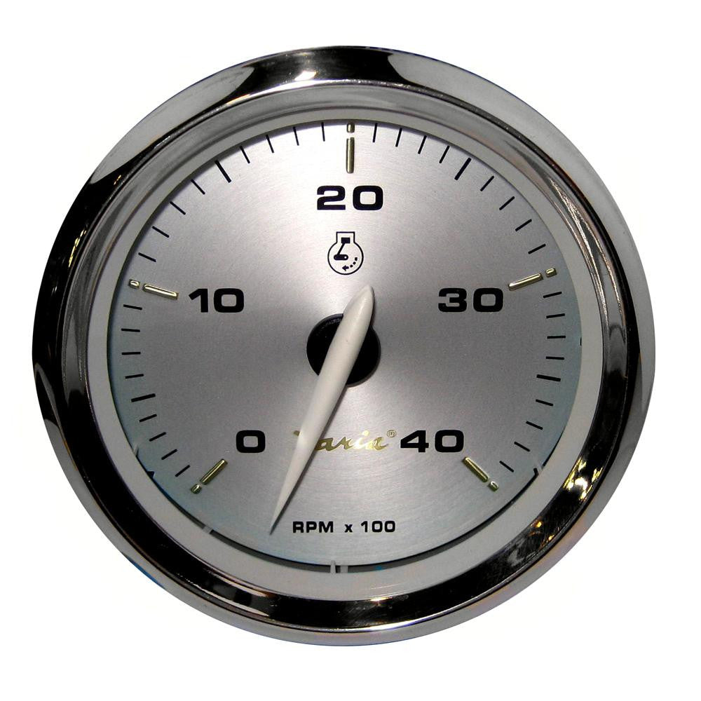 Faria Kronos 4" Tachometer - 4,000 RPM (Diesel - Mechanical Takeoff & Var Ratio Alt)