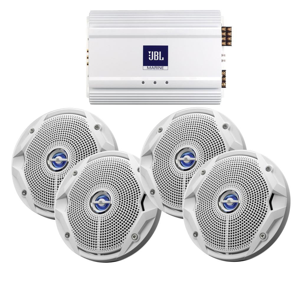 JBL MS6520 Speakers & MA6004 Amp Package - (4) 6.5" Speakers & (1) 4-Channel Amp