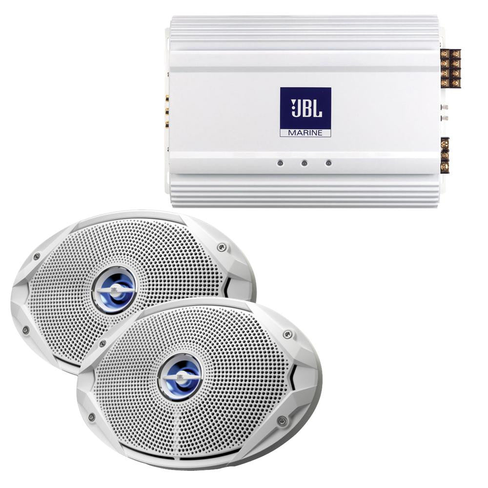 JBL MS9520 Speakers & MA6004 Amp Package (2) 6" x 9" Speakers & (1) 4-Channel Amp (Bridgeable)