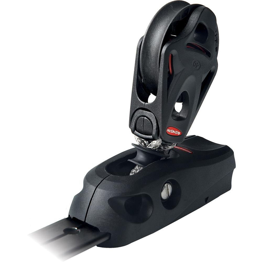 Ronstan Series 25 T-Track - Composite Slide - Series 40 BB Orbit Block™ - Stand Up - Suits 9mm(5-16") Rope