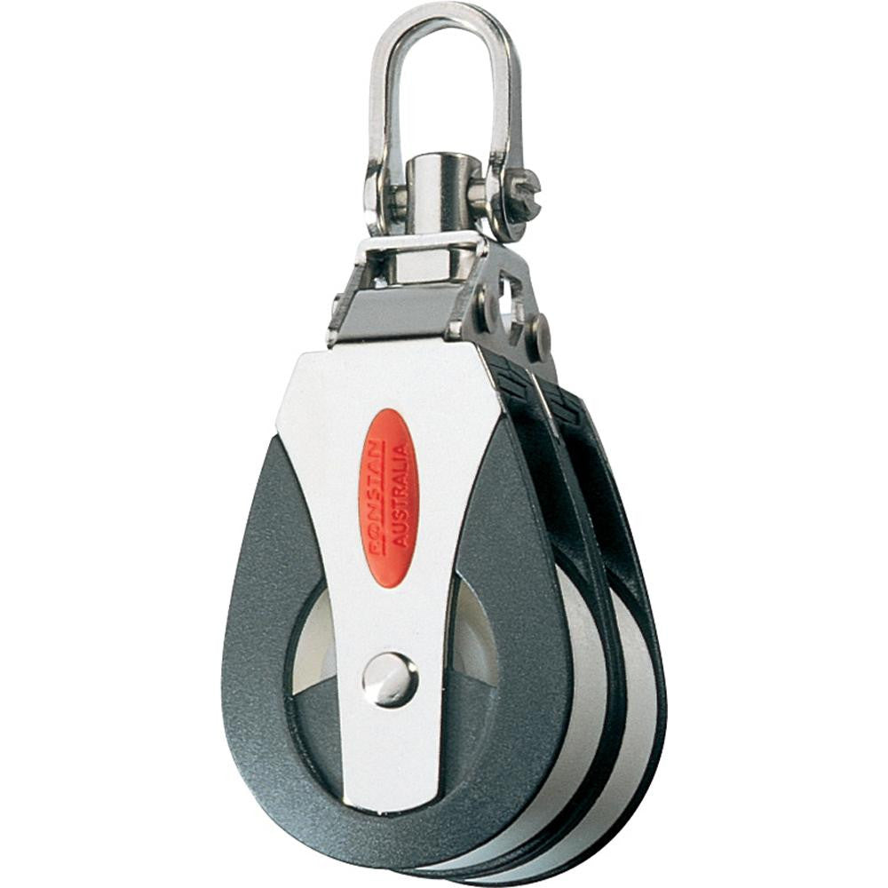 Ronstan Series 40 All Purpose Block - Double - 2-Axis Shackle Head
