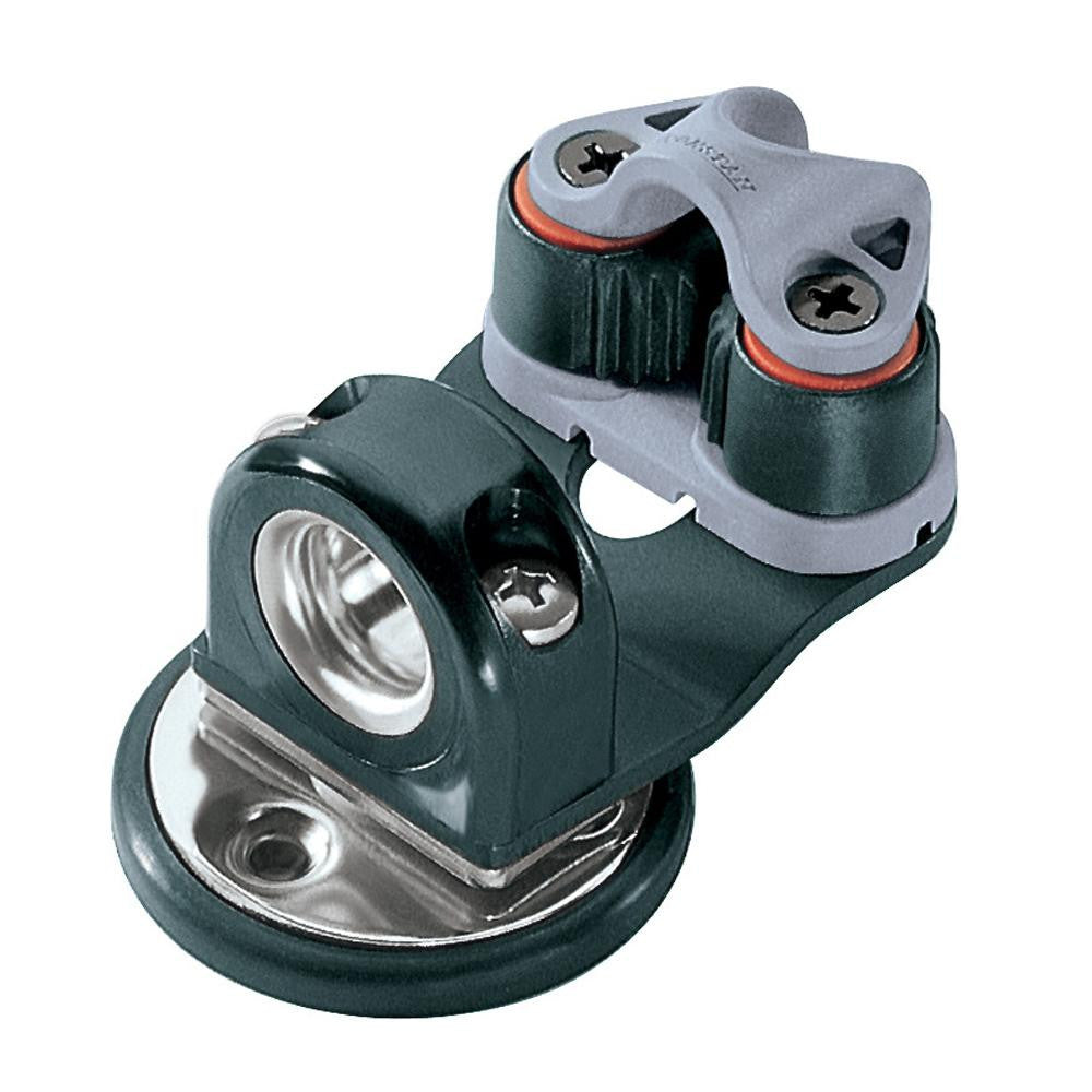 Ronstan Swivel Dead Eye & Cleat Fairlead - 3-12mm(1-8 - 1-2") Rope