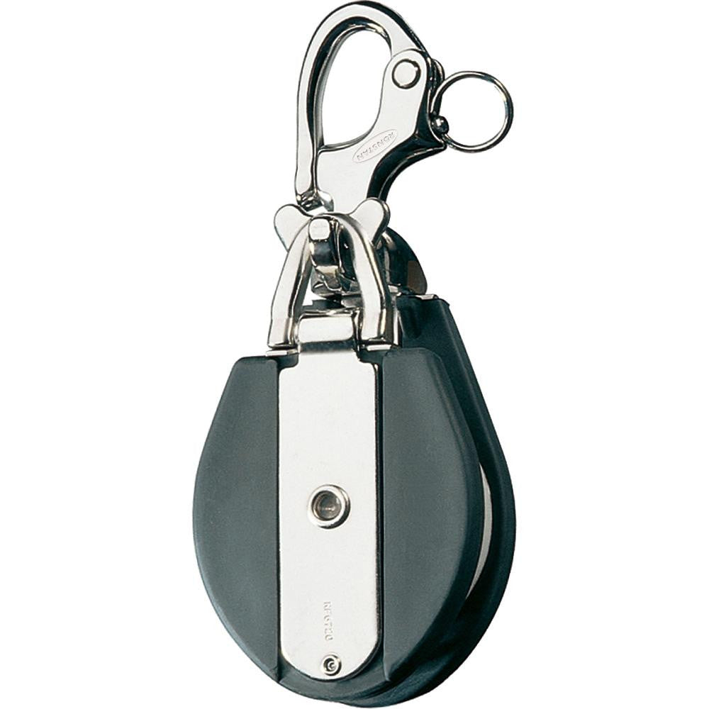 Ronstan Snatch Block Acetal Sheave - Single - 12mm(1-2") Max. Rope Diameter