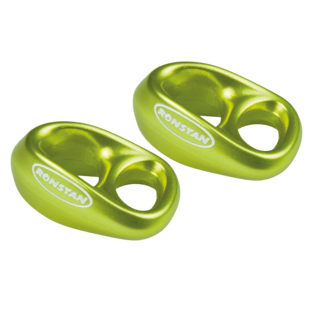 Ronstan Shock - 3-16" Line - 1-4" Webbing - Green - Pair