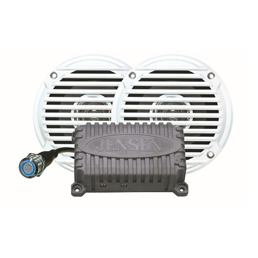 JENSEN CPM50 Bluetooth Amplifier Package w-JAHD240BT 80W, 2-Channel Bluetooth Amplifier & MS5006 5" Speakers