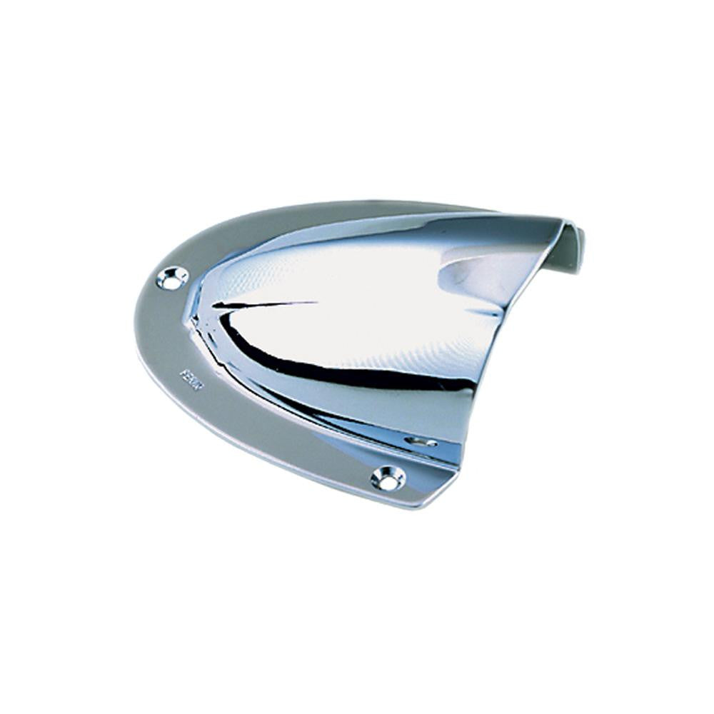 Perko Clam Shell Ventilator - Chrome Plated Brass - 4" x 3-3-4"