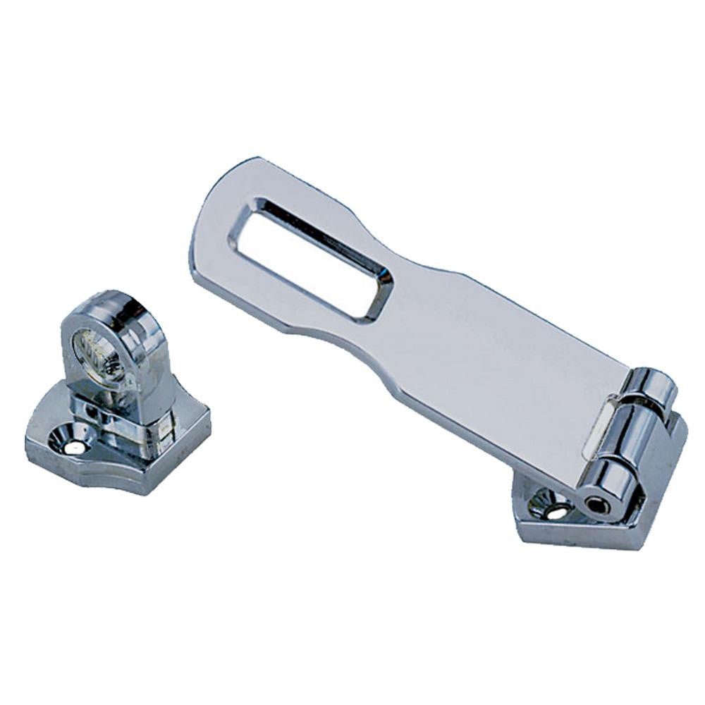 Perko Swivel Eye Hasp - 3" - Chrome Plated Zinc