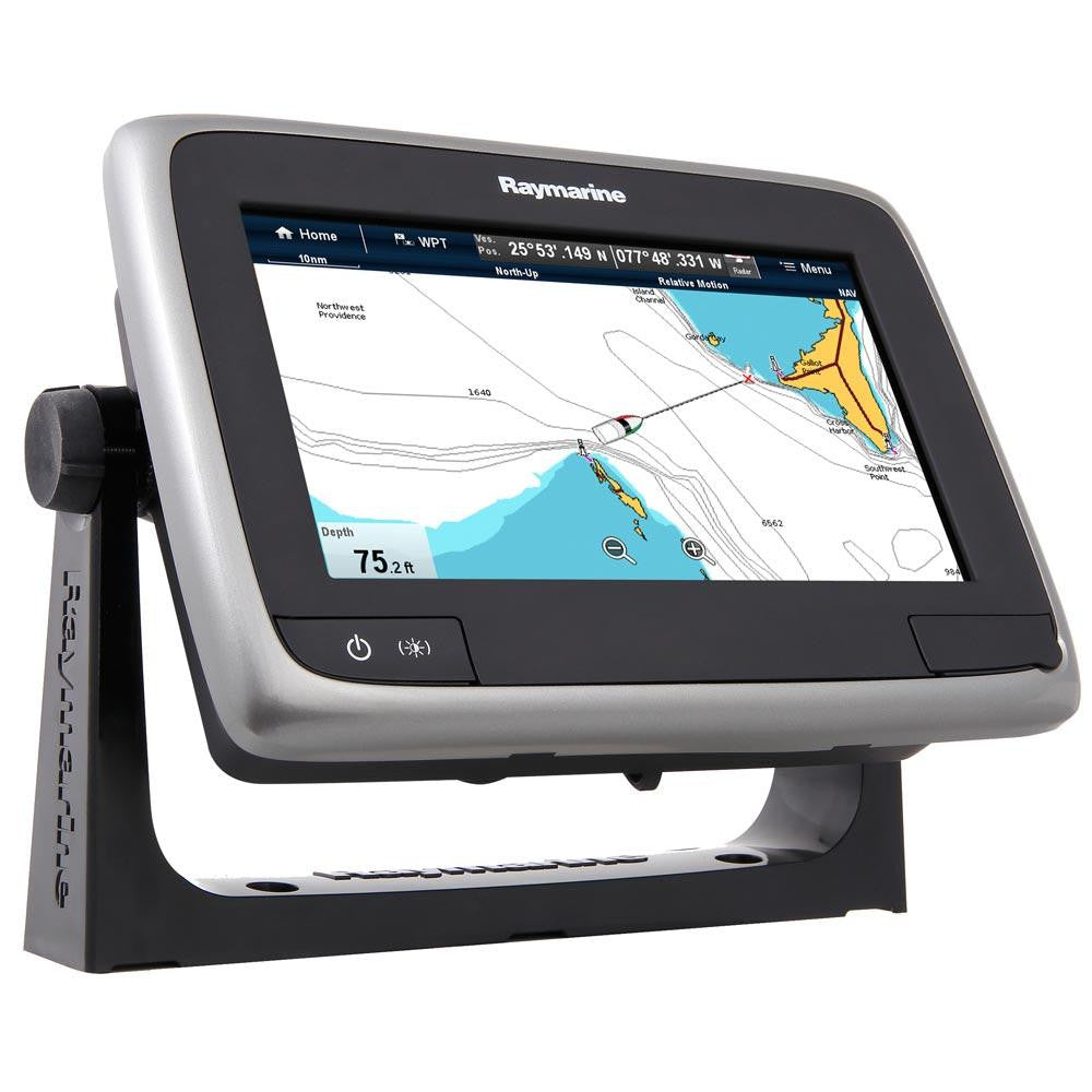 Raymarine a75 Wi-Fi 7" MFD Touchscreen Chartplotter with US lakes, & Coastal by C-MAP