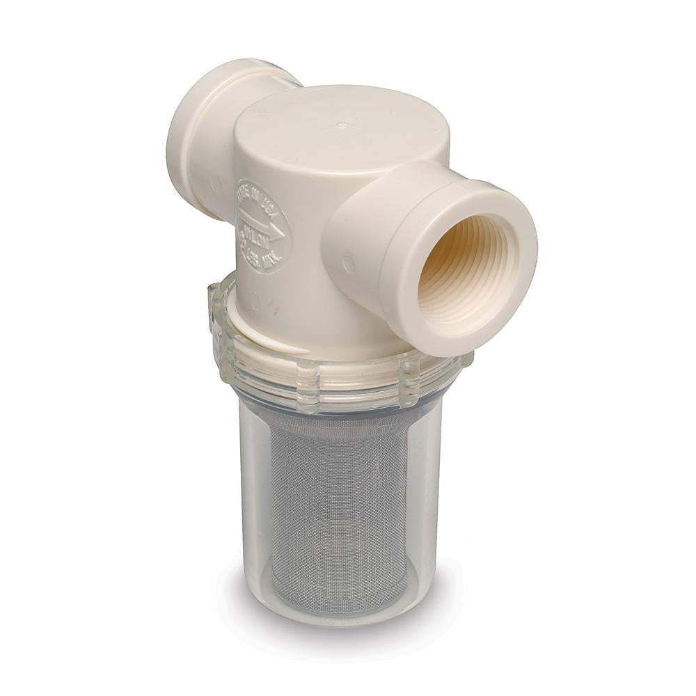 SHURFLO 1-1-4" Raw Water Strainer - 20 Mesh Screen