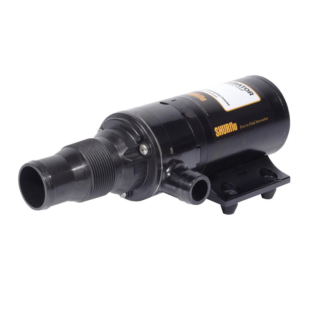 SHURFLO MACERATOR Pump w-180° Port - 12 VDC, 13 GPM