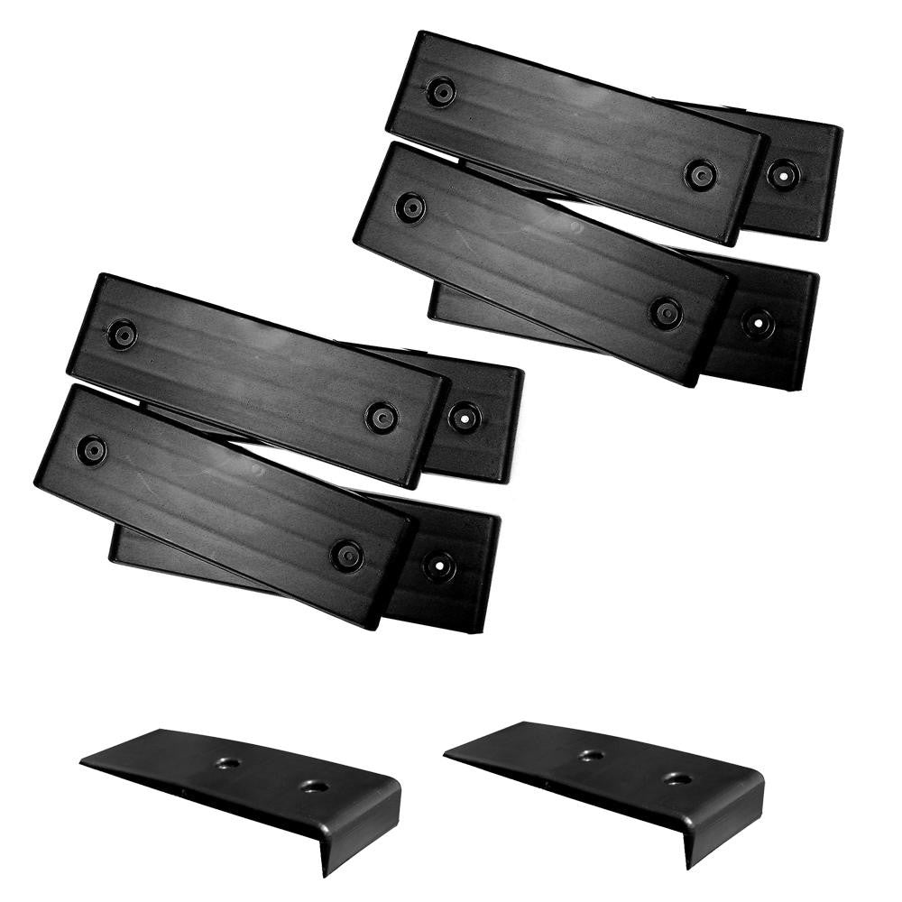 Ironwood Pacific Outdoors E-Z Slide Kit #3 - 8 Black Pads(3"W x 10"L) w-2 BunkEnders