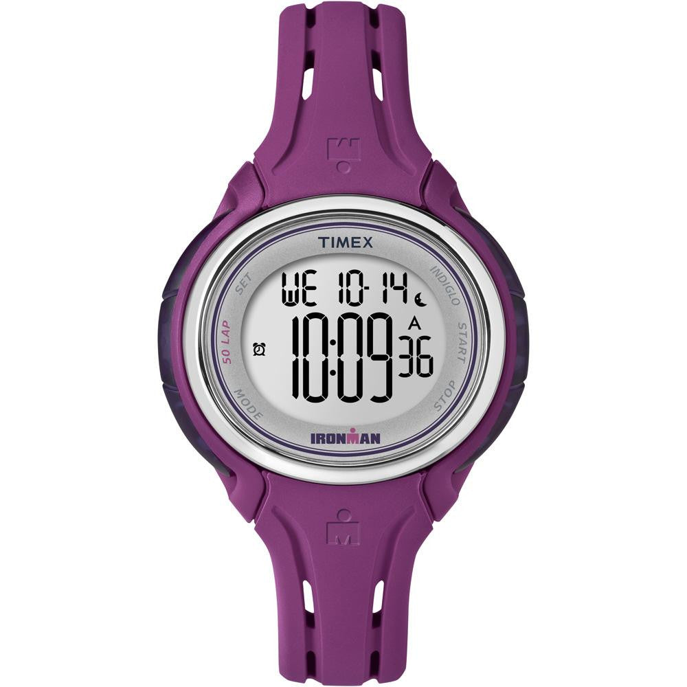 Timex Ironman Sleek 50-Lap Mid-Size Watch - Plum