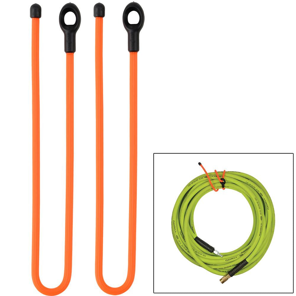 Nite Ize Gear Tie 24" Loopable Twist Tie - Bright Orange 2 Pack